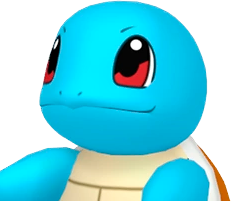 cabeça do squirtle